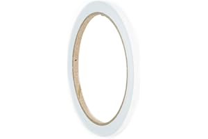 ‎1A STYLE STICKER Auto Zierstreifen Folie Folienstreifen Weiss Glänzend Autodekor Pinstripes Dekorstreifen Modellbau KFZ Wohnwagen Boot (4mm, Weiss)