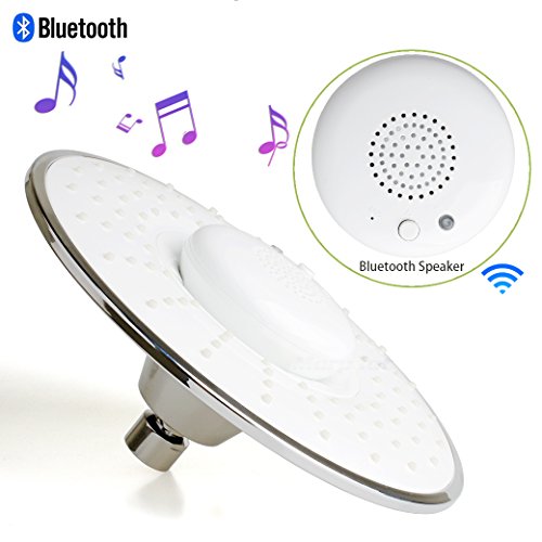 Handbrause von Morpilot Bluetooth Duschkopf Lautsprecher Musik Telefon wasserdicht Eingebauter Typ G1/2 (Durchmesser 21.5cm) - 9