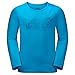Produktbild JACK WOLFSKIN Langarm-Shirt G LS BRAND TEE, icy lake blue, 104, 1607031-1103104