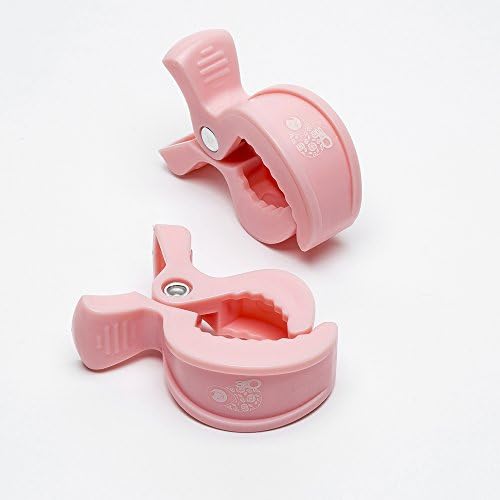 Pram Pegs - Easily Secure Muslin Cloth to your Pram x2 Pack (Pink)