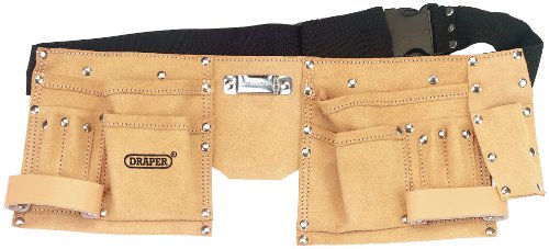 Draper DIY Series 09241 Leather Double Tool Pouch