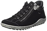 Hochwertige Qualität Remonte Damen R1483 Sneaker, Altsilber/Schwarz 02, 37 EU