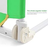 Amzdeal Kinder Bettgitter Bettschutzgitter kindersicherung 150cm (3 Farben: Blau/Grün/Rot) - 4