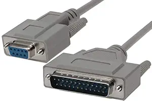 SF Cable, 1 ft DB9 Female to DB25 Male Modem Cable