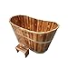 Produktbild HQCC Erwachsene Bad Barrel Haushalt Verdickung aus Holz Erwachsenen Schaum Massage Badewanne Lauf 160 * 60 * 65CM (größe : 120 * 60 * 65cm)