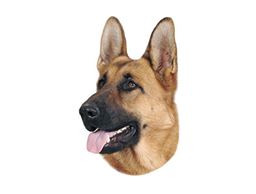 Nobby 93260 Aufkleber Deutscher Schäferhund, dunkel