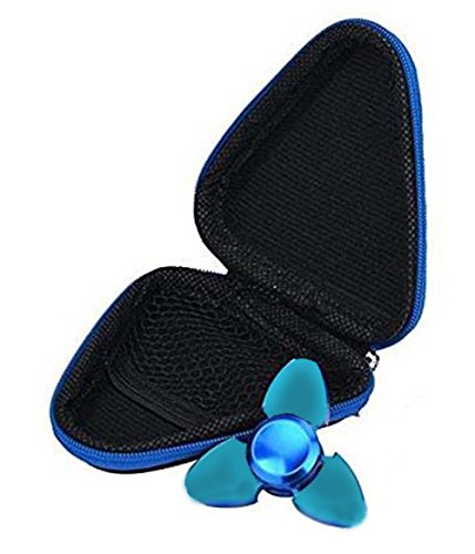 Hosaire Tasche Box Schutzkoffer Geschenk für Staubdicht Hand Spinner Tragetasche Paket Fidget Spinner Fokus Gyro Spielzeug Bag Carry Case,Blau - 6