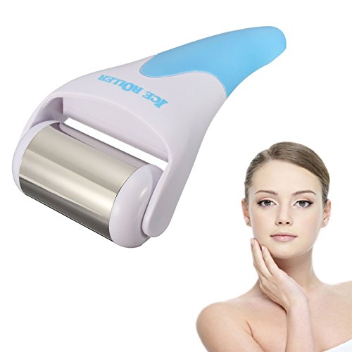 Itian Rullo di Ghiaccio Massaggiatore in Acciaio Inossidabile per Gonfiore Viso e Corpo, Sollievo per la Pelle