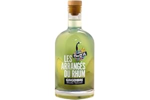 BREIZ’ÎLE Breiz'Ile - Les arrangés du rhum - Gingembre/Menthe Glaciale - Punch au rhum - 28,0% Vol. 70cl