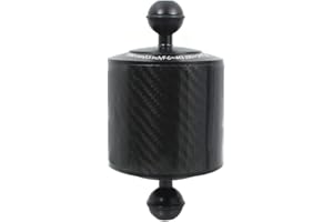 FEICHAO 5/8/10 pollici in fibra di carbonio galleggiante galleggiante Aquatic Arm 1" doppia sfera 80mm Subacquea Diving Camera Tray (5 pollici-247g Float)