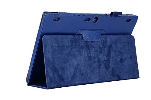 Lenovo Tab 2 A10-70 Hülle, DEENOR PU Leder Tasche Abdeckung mit Auto Schlaf/aufwachen Funktion für Lenovo Tab 2 A10-70 10.1 Inch [not fit für Lenovo Idea Tab A10-70 10.1-inch Tablet (A7600-H / A7600-F)]. (DARK BLUE) - 4