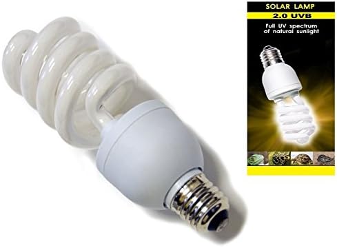 HERITAGE 13W 26W COMPACT LAMP 2.0 5.0 10.0 UV BULB VIVARIUM REPTILE TERRARIUM (RTT01 Compact 13W 2.0 UVB bulb)