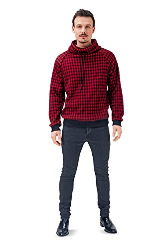 Burda 6718 Schnittmuster Sweater Hoody (Herren, Gr. 46 – 56) Level 1 super easy - 3