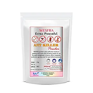 WESFRA Complete Ant killer Repellent Powder 1 kg Can be used to kill ants that breed in home gardens and agricultural lands.