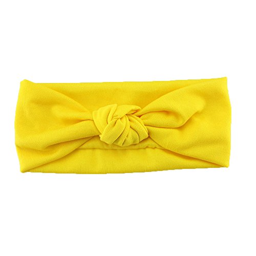 HABI 6 stk mehrfarbig elastisch Haarband Stirnband Fliege Schleife für Baby Mädchen - 3