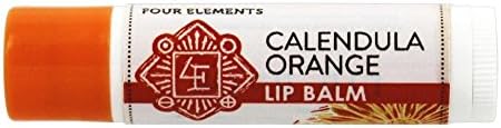 Four Elements Herbals - Lip Balm Calendula Orange - 0.15 oz.