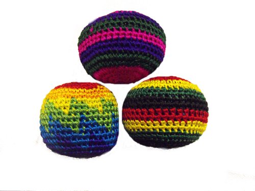 One World is Enough Juego de 3 Bolas de Malabares Coloridas Principiantes y de Pro (los Colores Son Surtidos)