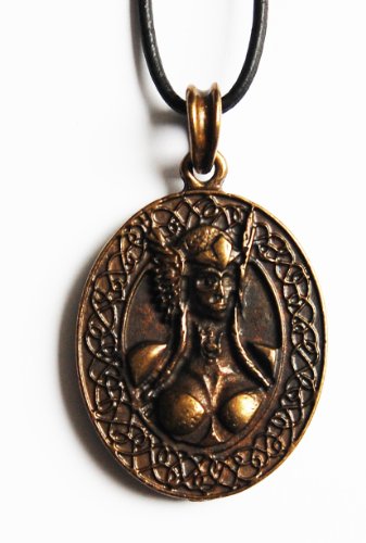 Preisvergleich Produktbild Anhänger Altmessing-Optik, Walküre