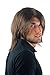 Men's WIG (for Men or Unisex) HIGH QUALITY synthetic MEDIUM BROWN brunette longer hair Indie youthful young look GFW892-10 Man