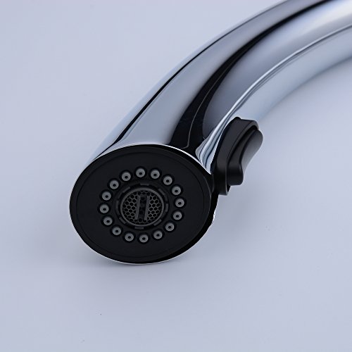 Beelee Chrom Mischbatterie mit Ausziehbar Brause Wasserhahn Küche Armatur Küchenarmatur Spültischarmatur für Küche - 4