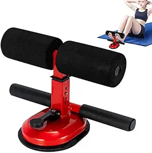 Jukkre Adjustable Sit Up Aid Bar Multi-Function Adjustable Appliance Household Fitness Equipment for Abdominal Muscle Exercise Portable Self-Suction Sit Up Bar Fitness