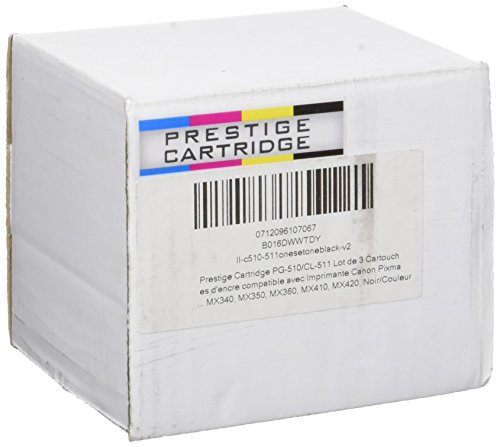Prestige Cartridge PG-512 CL-513 Lot de 3 Cartouches d encre compatible avec Imprimante Canon Pixma iP2700 iP2702 MP230 MP235 MP240 MP250 MP252 MP260 MP270 MP272 MP280 MP282 MP480 MP490 MP492 MP495 MP499 MX320 MX330 MX340 MX350 MX360 MX410 MX420 Noir Couleur reviews Prestige Cartridge PG-512 CL-513 Lot de 3 Cartouches d encre compatible avec Imprimante Canon Pixma iP2700 iP2702 MP230 MP235 MP240 MP250 MP252 MP260 MP270 MP272 MP280 MP282 MP480 MP490 MP492 MP495 MP499 MX320 MX330 MX340 MX350 MX360 MX410 MX420 Noir Couleur