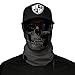 Produktbild SA Fishing Company Face Shield Sturmhaube *viele verschiedene Designs* Multiunktionstuch Maske Fishing Totenkopf Schal Skull Bandana Gesichtsmaske Halstuch Ski Motorrad Paintball Halloween Maske (Grey Skull)