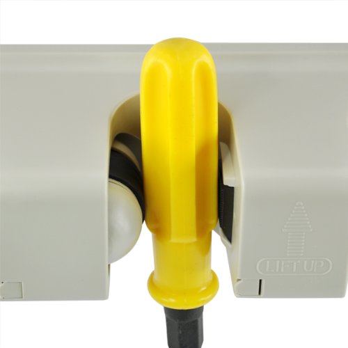 TRIXES Wandhalterung für Besen, Golfschläger, Bürsten, Mops, Gartenwerkzeug Gerätehalter - 5