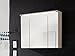 Produktbild moebel-eins Slot Spiegelschrank inkl. LED-Beleuchtung, Eiche Sonoma Nachbildung MDF