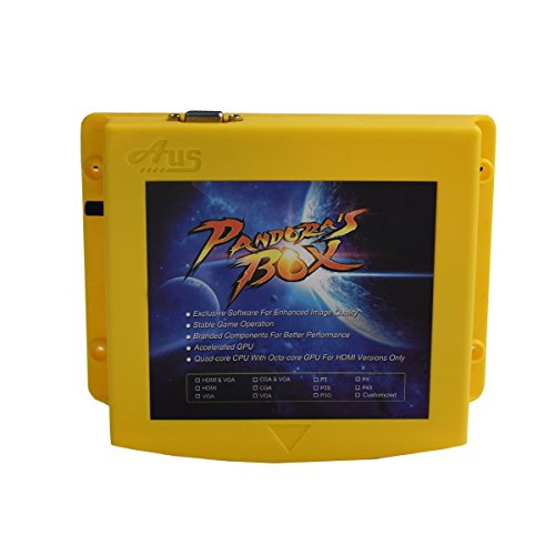 [Inglés] Pandora's Box 5S 999 en 1 Multi Game Jamma Board Salida VGA - Arcade Machine Jamma Accessories Kit de bricolajeSupport LCD y CRT