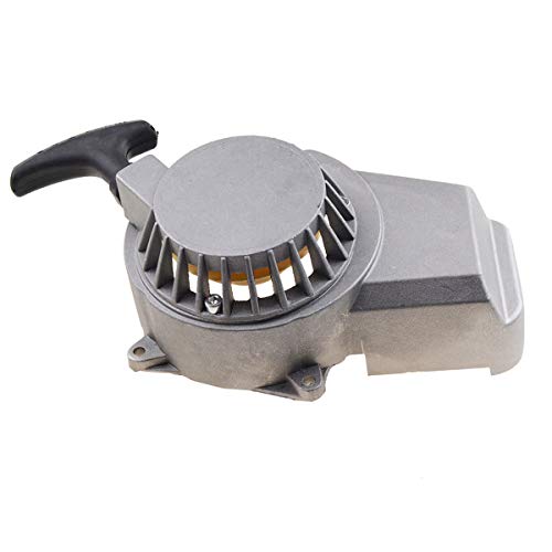 GOOFIT 2 tiempos tirador de arranque 47cc 49cc minimoto Aluminio para bicicleta de montaña ATV Gris