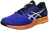pala padel asics hybrid .. Asics FuzeX - Zapatillas de running, Multicolor (Asics Blue / Indigo Blue / Hot Orange), talla 43.5 EU