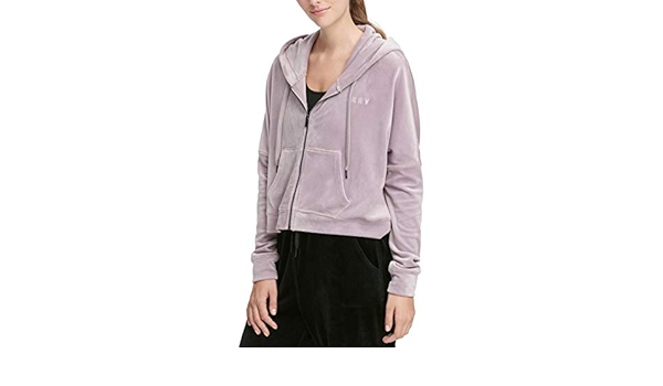 dkny sport velour hoodie