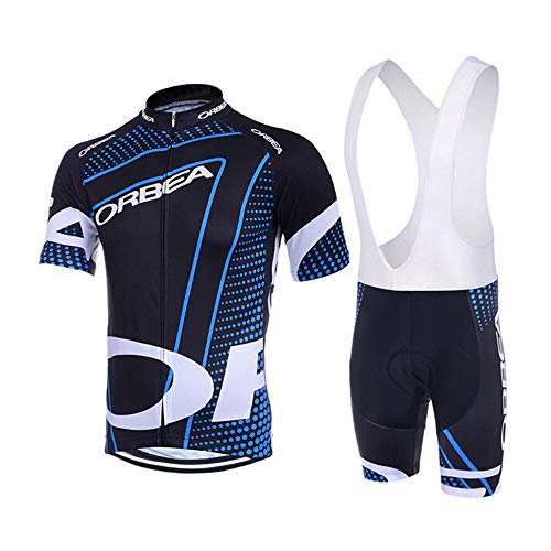 logas Männer Fahrrad-Club Cycling Team Bekleidung Jersey Shirts Kurze Hosen Set Sportbekleidung