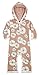 Milk Barn Baby Romper Suit with Hood in different designs -  pink - M
