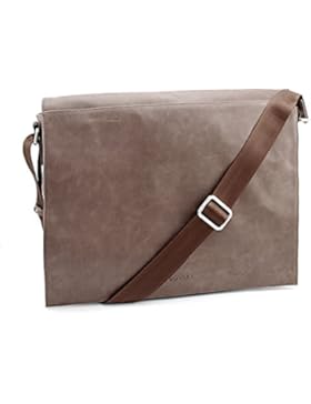 Bovari echt Leder Messenger Bag Umhängetasche Schultertasche Laptoptasche Notebooktasche (bis 15,6 Zoll) Model...