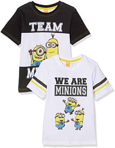 FABTASTICS Boys' Despicable Me Minions Tee (Pack Of 2)