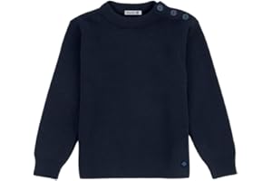 Armor Lux Pull Marin uni Fouesnant Kids - Laine