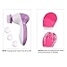 MelodySusie® Sonic Facial Cleansing Brush, Cleanser & Massager Silicon Vibrating Waterproof Facial Cleansing System (Rose)