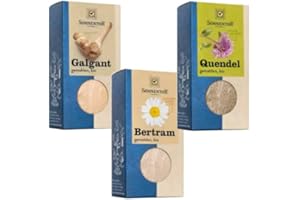 ‎INENITY BIO yellow MEDIA - Sonnentor Hildegard-Set: Galgant gemahlen (35g) + Quendel gemahlen (30g) + Bertram gemahlen (40g) - AT-BIO-301
