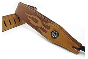 YUEKO Cool Lightning Pattern/Flame Correa para guitarra eléctrica/bajo