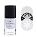 Born Pretty 3Pcs Stamping Plate 6ml White Stamping Polish London Tribal Bird Round Nail Template