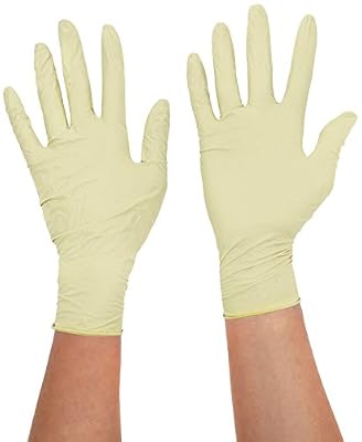 Sempercare 8237 81737/3000001782 Edition Lot de 100 gants d'examen en latex naturel non poudrés Taille L 8-9 Blanc naturel
