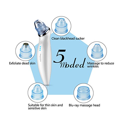 Porens Cleanser, Goodsky Adjustable 4 Nozzle Extraktionswerkzeug Gesichtspflege Anzugs Schönheit Mitesser Entferner - 4