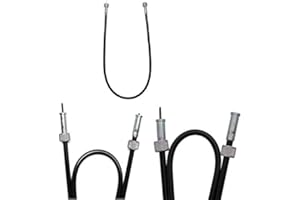 CYCLINGCOLORS 1X CABLE DE TRANSMISSION COMPTEUR HURET 570MM 645MM 703MM PETIT CARREE MBK 41 51 MOTOBECANE MOBYLETTE 50CC CYCLOMOTEUR MOTO (645mm)