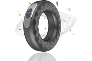 CLASSOO Anillo péné Masculino Masculino Hómbre CọckRịng Traje Anillo Marcas Vîbrâtório Anillo los Silicona Fuerte -U24