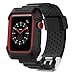 Produktbild BZLine® Armband für Apple Watch iWatch Serie 3/2/1, Weiches Silikon Sport Ersatzarmband Uhrenarmband verstellbares Armband für iWatch Apple Watch Series 1/2/3 (Hot Pink, 38 MM)
