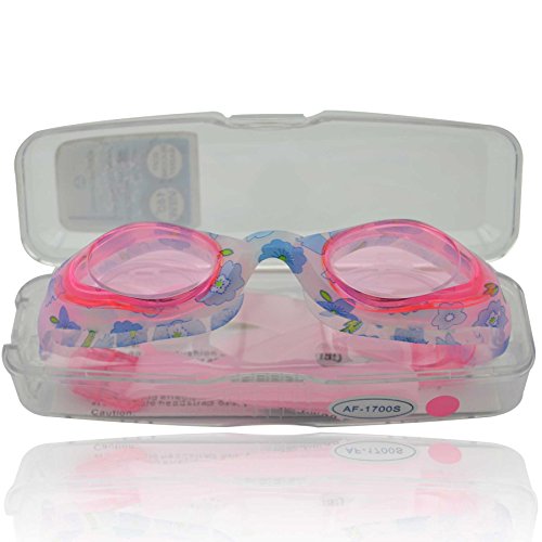 Premium Kinder Schwimmbrille von #DoYourSwimming – perfekte Passform für Kinder bis ca. 12Jahre / Anti-Beschlag-Schutz für kristallklare Sicht / verspielte Design – Chlorbrille, die Freude auf Schwimmen und Wasser macht. Eine ideale Kinderschwimmbrille inklusive Transportbox. Hoher Tragekomfort mit leicht verstellbaren Silikonband, kratzfesten Gläsern mit integrierten UV-Schutz - 6
