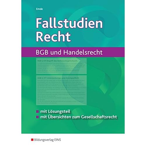 [PDF] Fallstudien Recht - Bd.1 - BGB und Handelsrecht - EURO KOSTENLOS DOWNLOAD