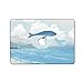 Produktbild kikhorse Creativo Speciale Design Ultra Dünn Wasserdichte Schutzhülle für 2018 New MacBook Air 13 Zoll mit Touch ID (Modell: A1932) Flying Delfino